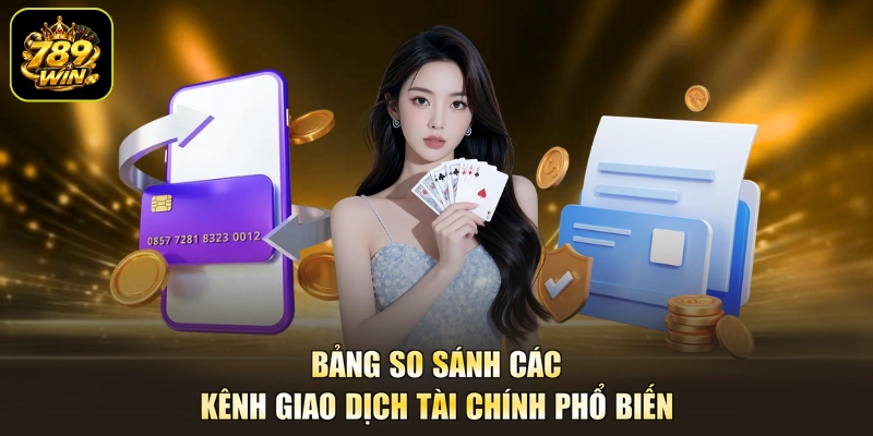 Bảng so sánh các kênh giao dịch tài chính phổ biến